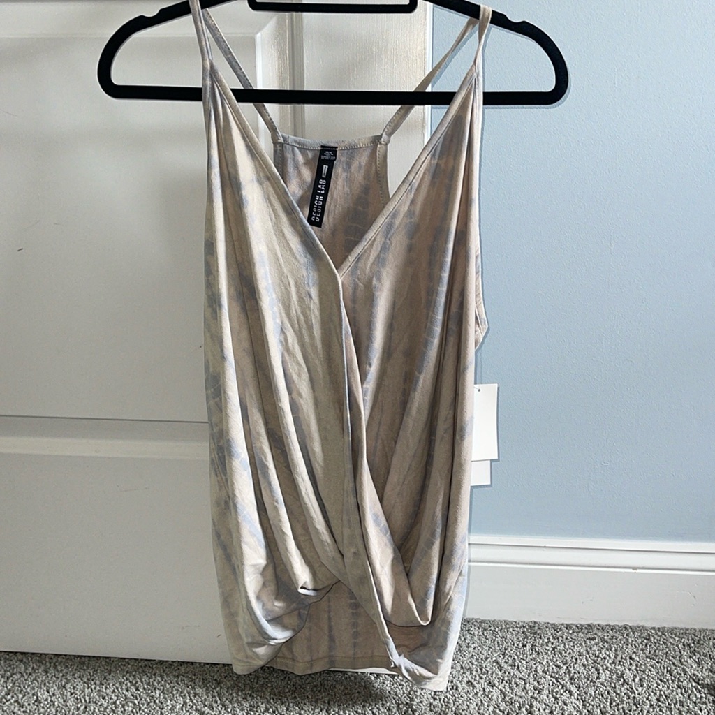 Design Lab Suede Tank Top Brand New